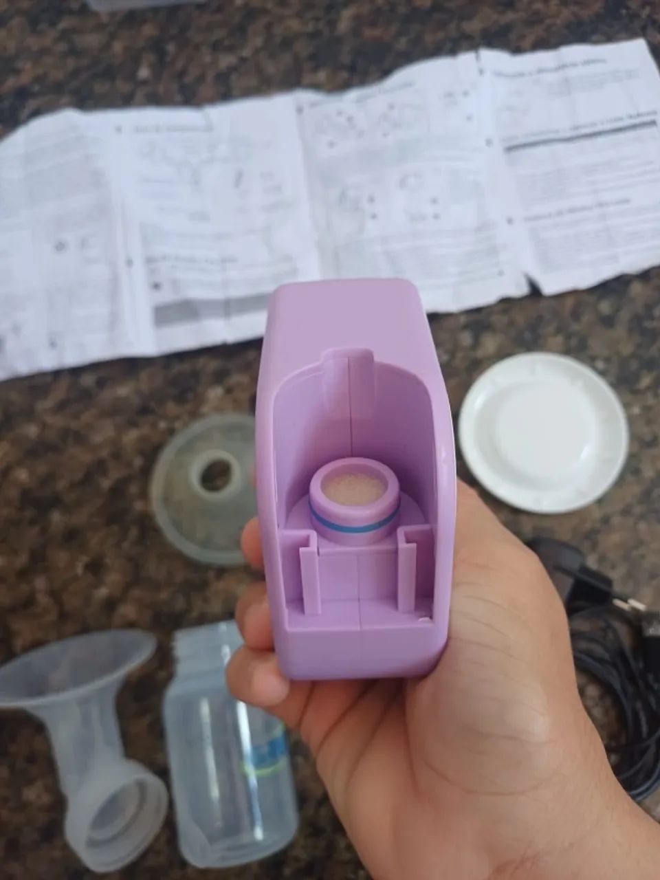 Bomba elétrica de tirar leite - Foto 2