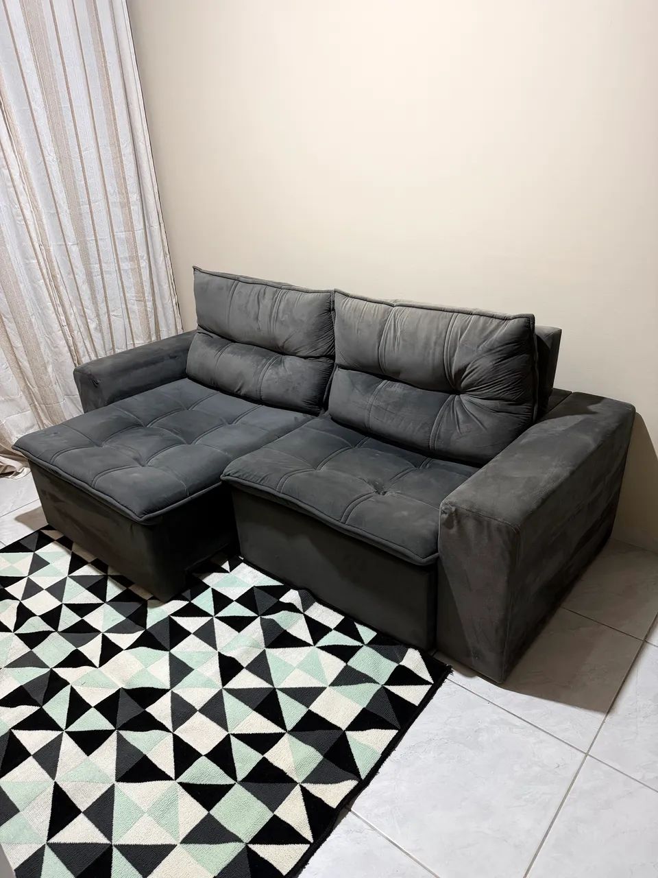 Sofá retrátil e reclinável  - Foto 4