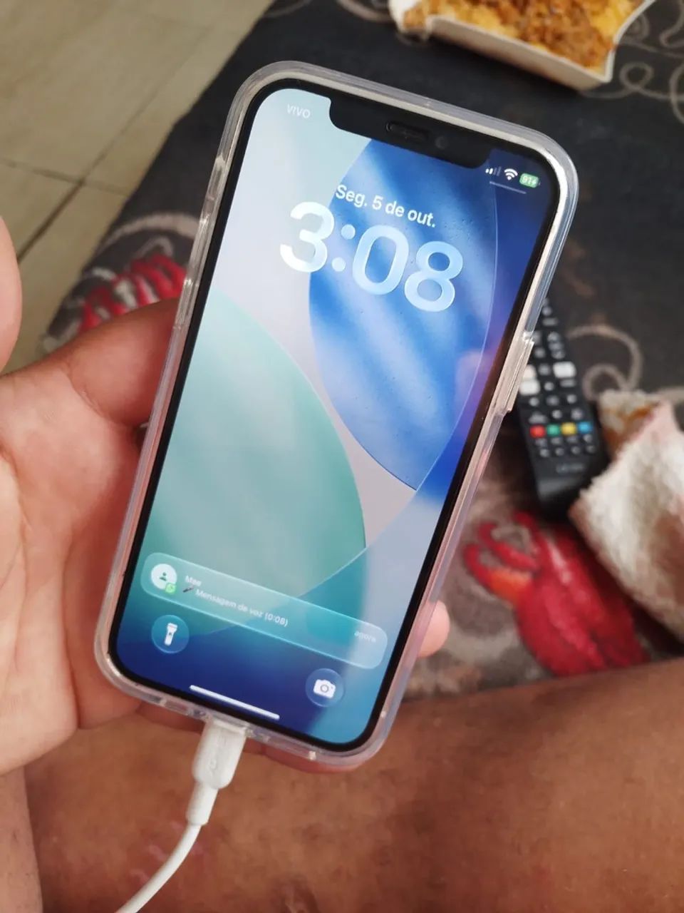 IPHONE 12 128GB COM NOTA FISCAL ACEITO TROCA OU VENDA  - Foto 3