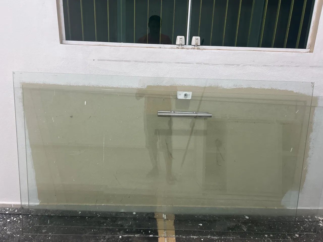 Porta de vidro completa , pronta para instalar