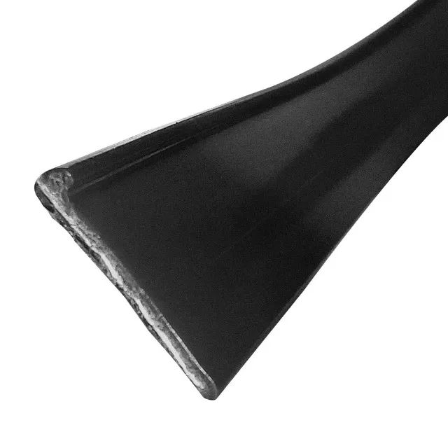 Perfil trim 1/2" preto 25 mts de acetato com alma de alumínio acabamento de letras caixa - Foto 4