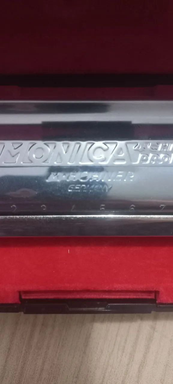 Gaita Cromatica Hohner 64 Vozes baixei - Foto 4