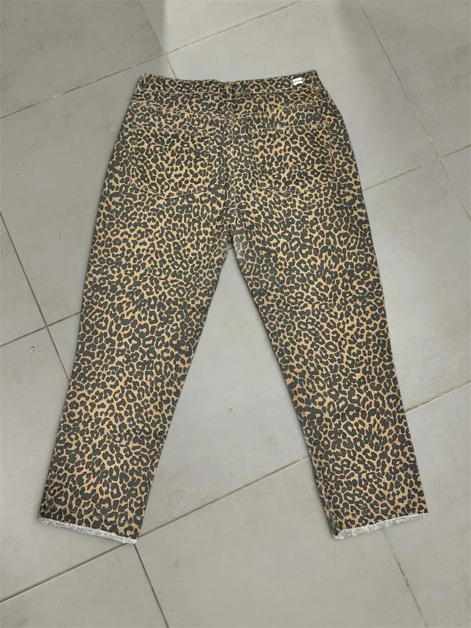 Calça Hering Sarja Reta Animal Print Oncinha 100% Algodão - Foto 2