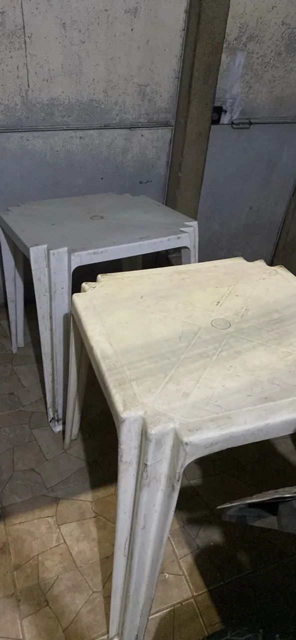Mesas de plástico 