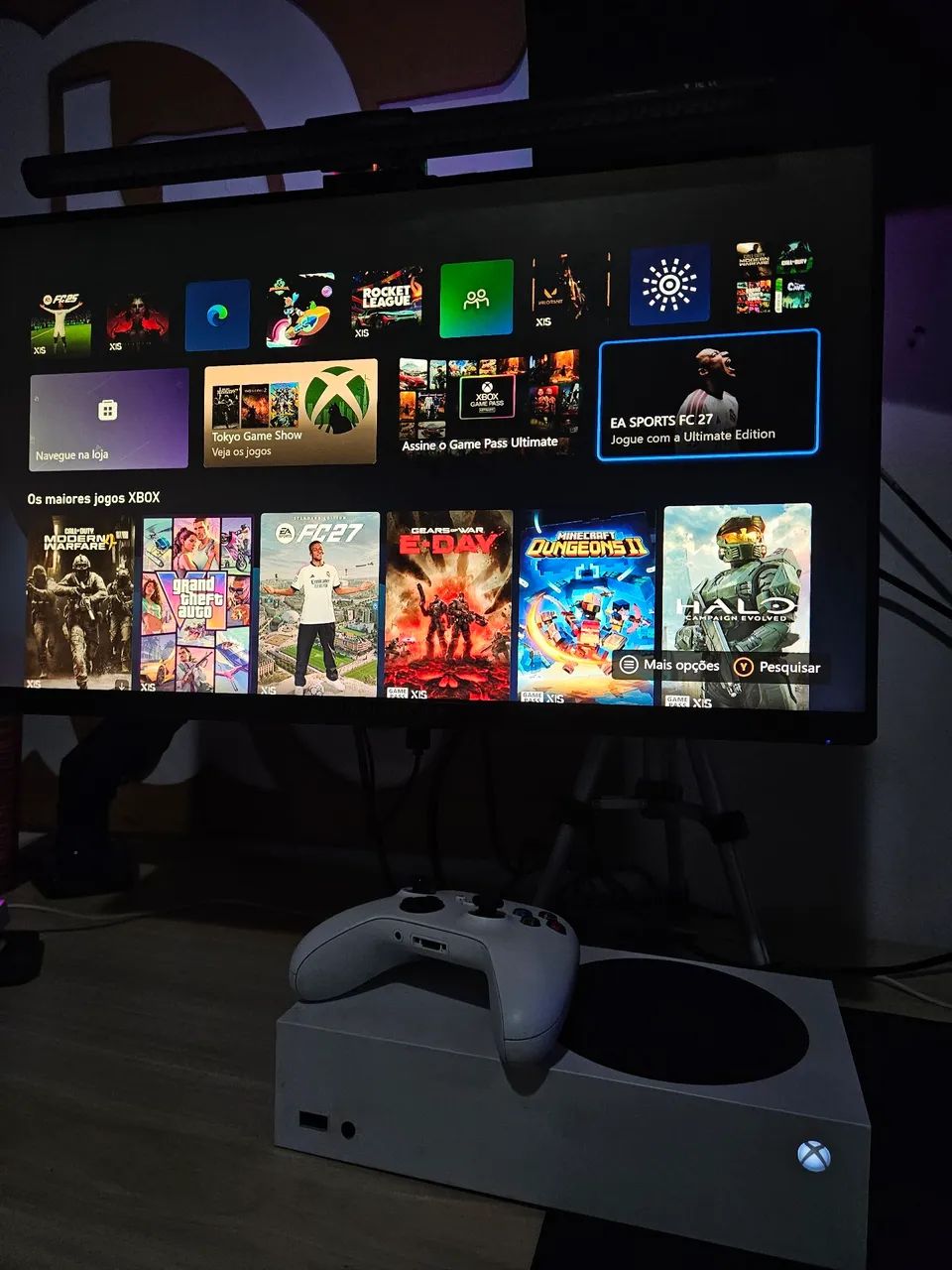Xbox Series S + Caixa Original