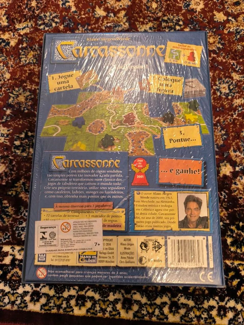 [LACRADO] Carcassonne (2ª Edição) - Editora Devir (Com Expansões) - Foto 3