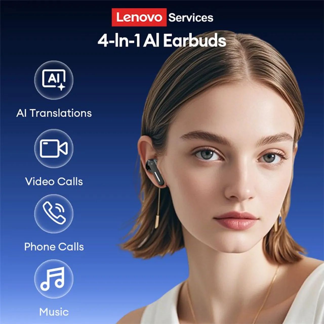Fones Bluetooth Lenovo Originais 2026 - Foto 2