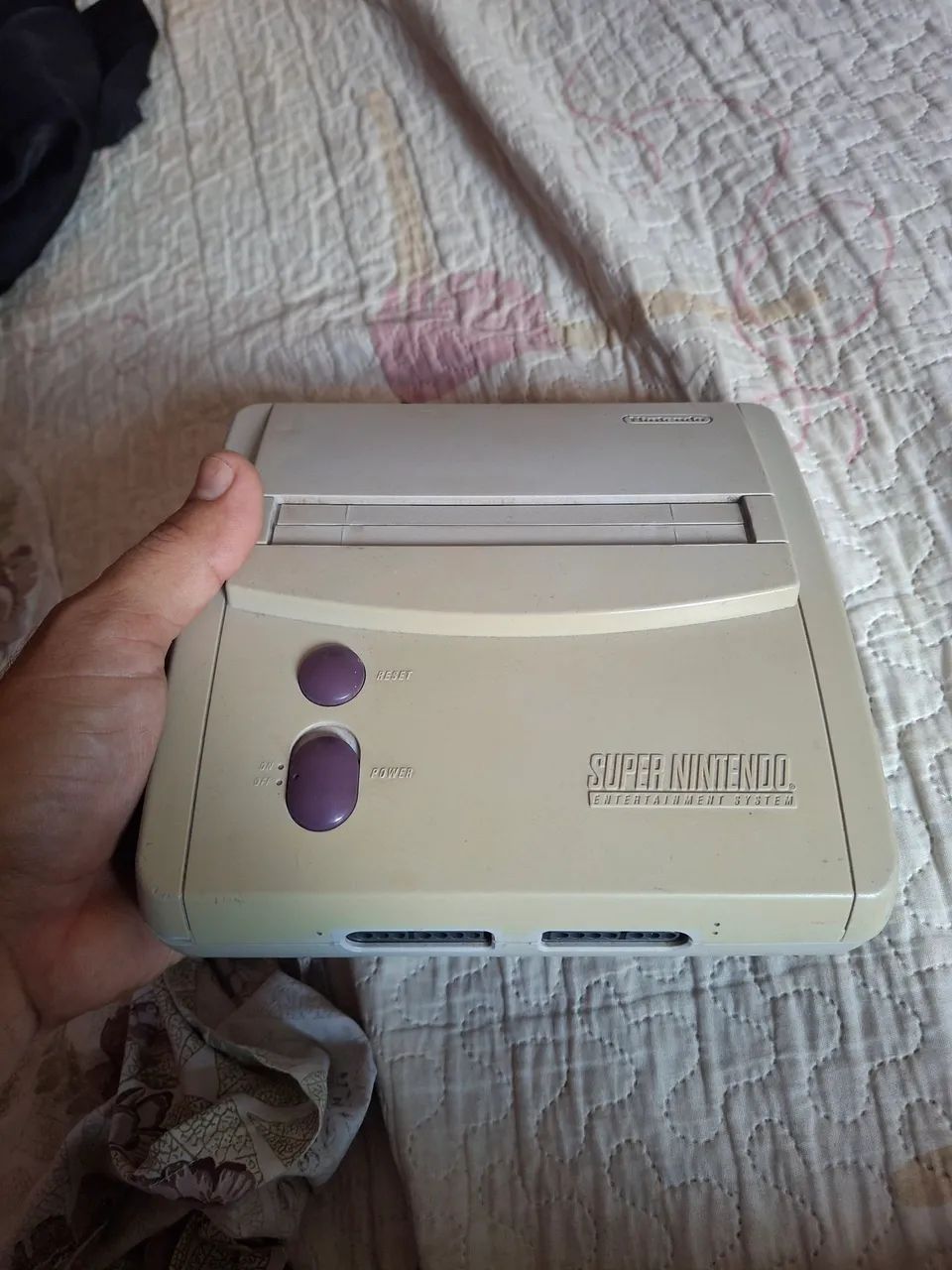 Super nintendo com defeito