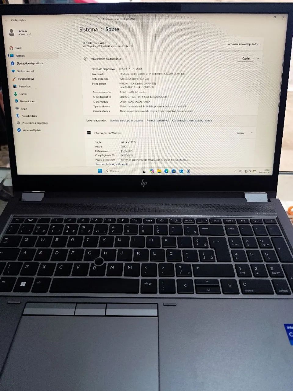 Notebook ZBOOK I7-11800 G8 11th - Foto 2