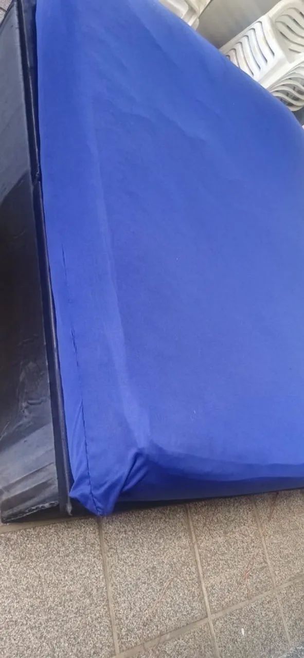 Cama baú queem com colchão encapado  - Foto 2