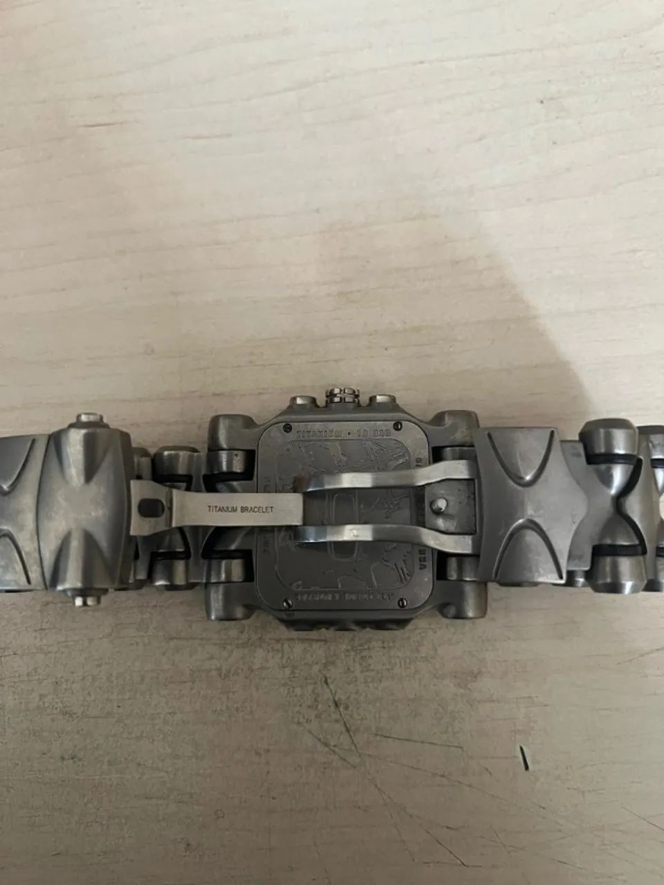Relógio Minute Machine com pulseira de titânio (todo original) - Foto 5