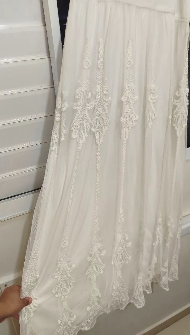 Vestido OFF WHITE - Plus size usado 1 vez - Foto 2