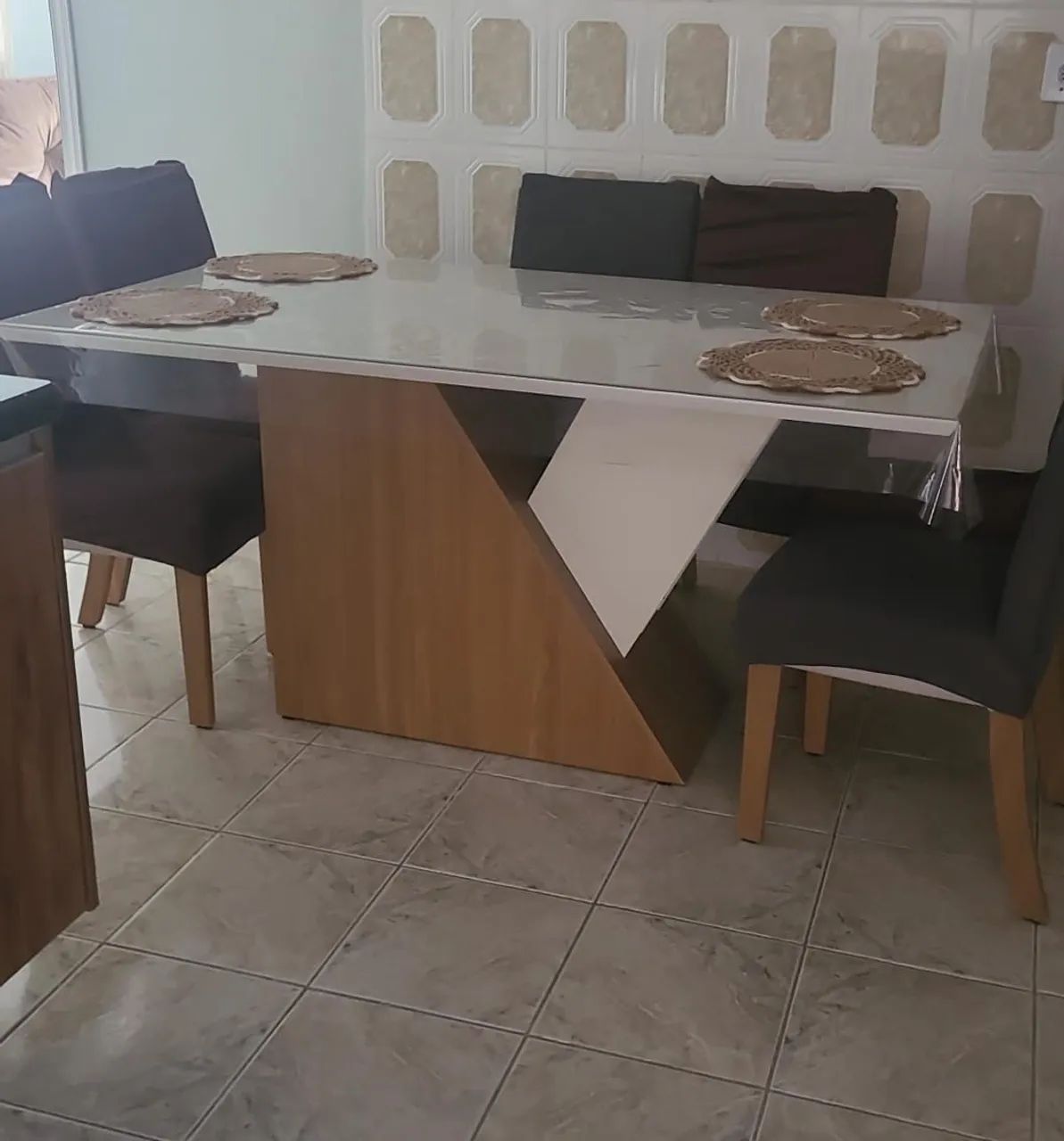 Mesa de jantar 6 cadeiras  - Foto 4