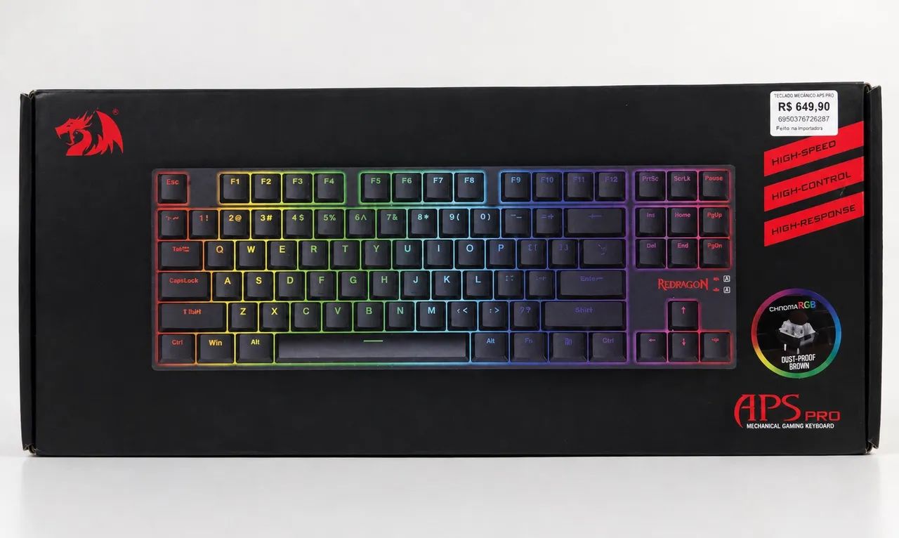 Kit Redragon (teclado + mouse): R$ 570,00 - Foto 2