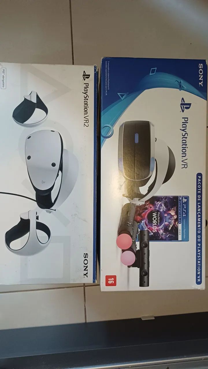 Conjunto psvr 1 e 2 - Peças e Acessórios de Vídeo Game - Telégrafo
