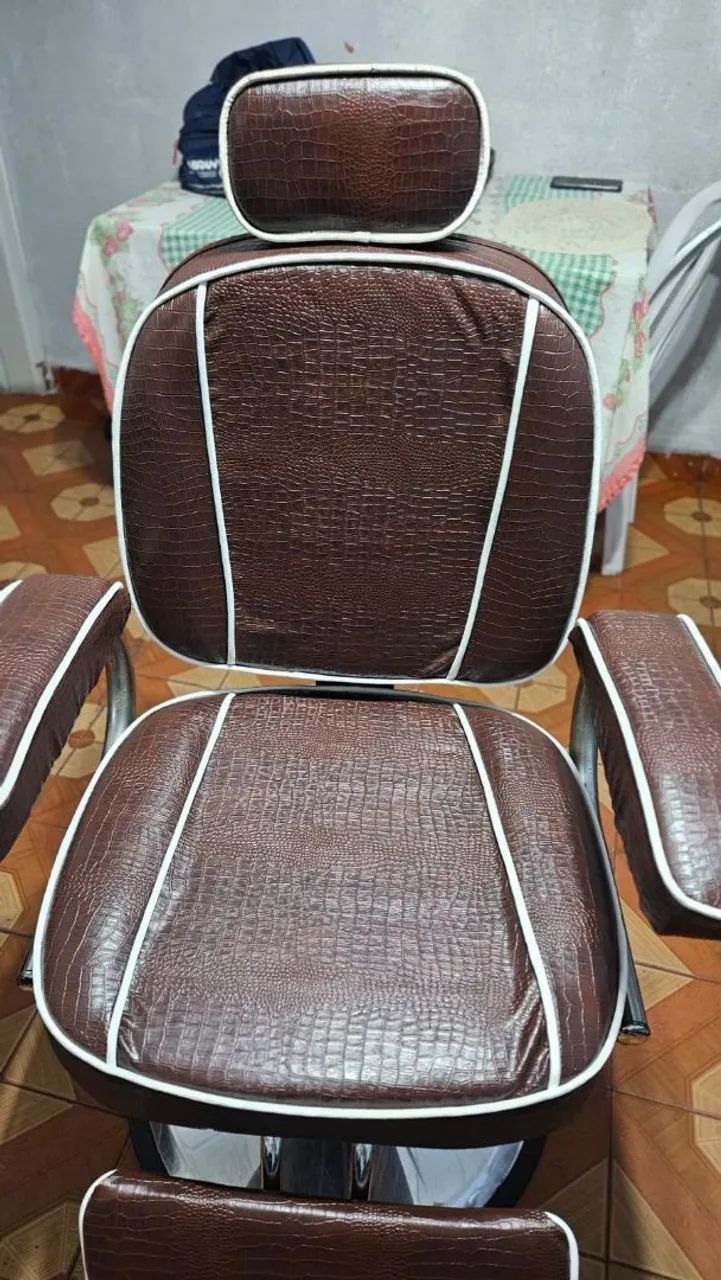 Cadeira de Barbeiro e salão cabeleireiro  - Foto 4