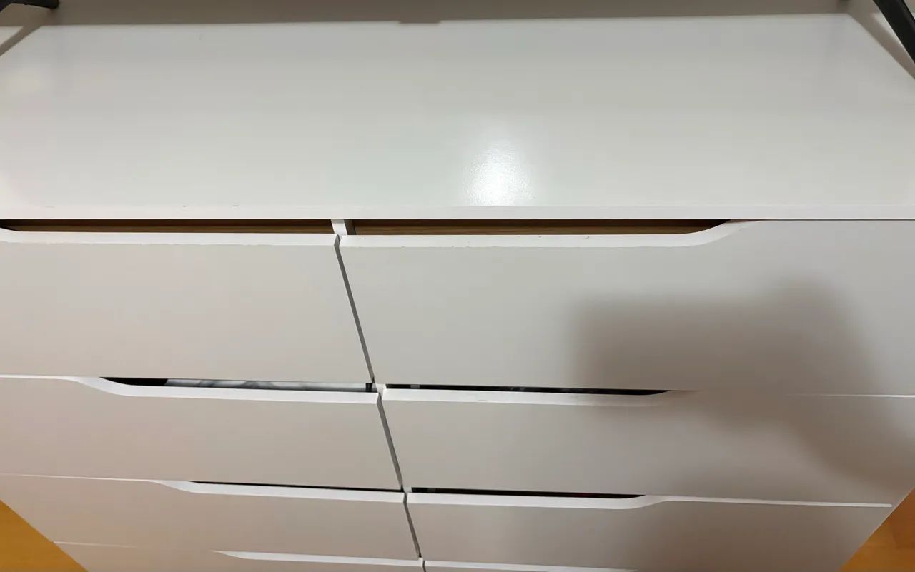Cômoda em MDF com 8 gavetas - Foto 2