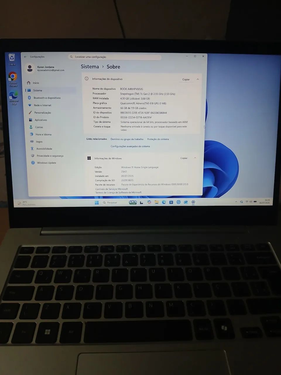 NOTEBOOK SAMSUNG BOOK GO NOVO - Foto 2
