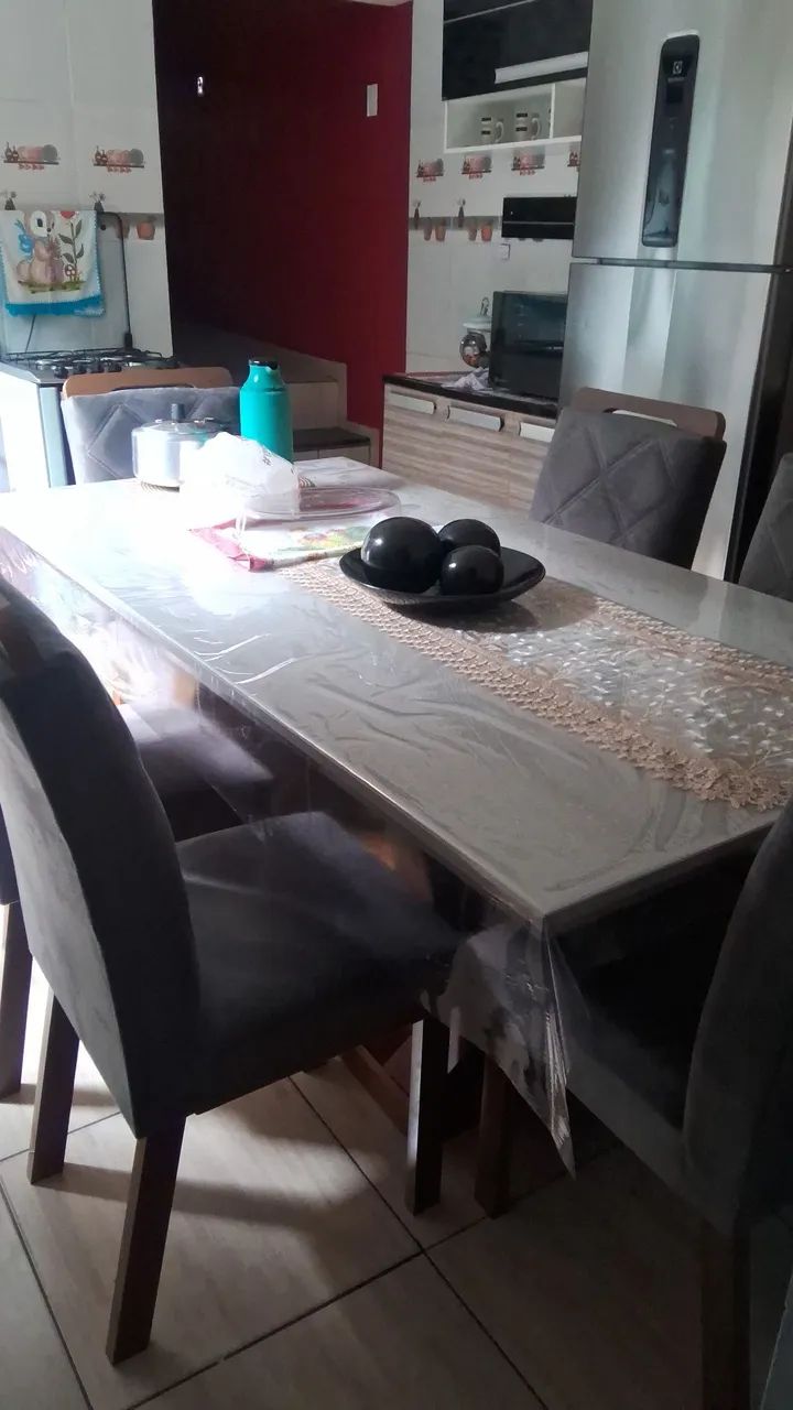Mesa de jantar com 6 cadeiras  - Foto 2