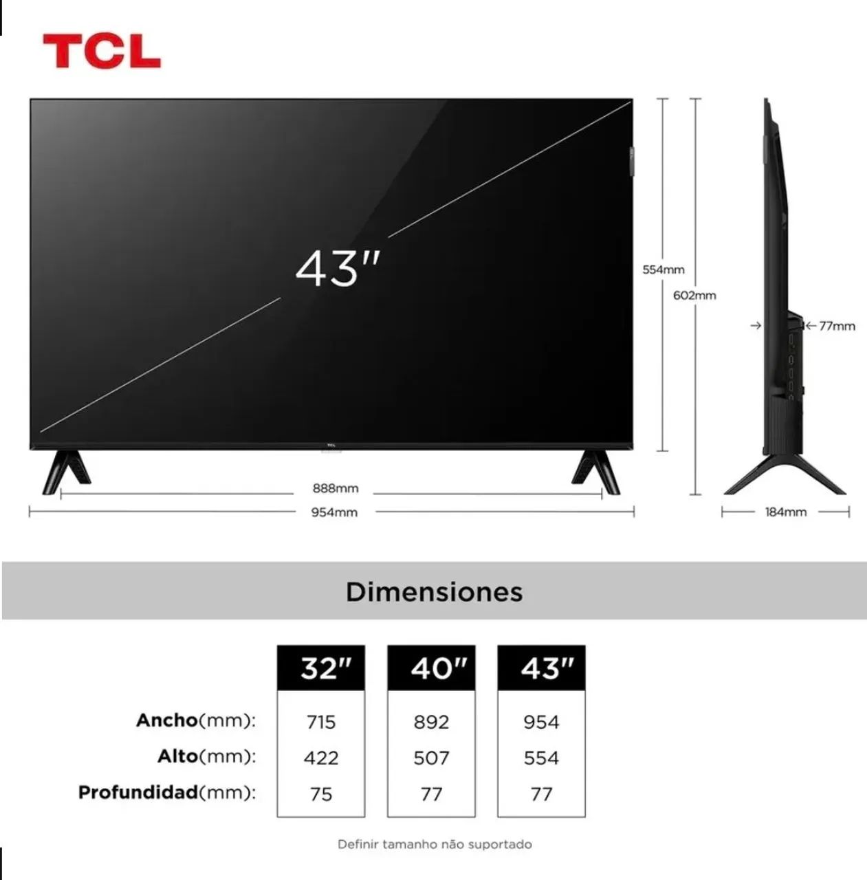 SMARTV TCL 43 POLEGADAS QLED FULL HD - Foto 4