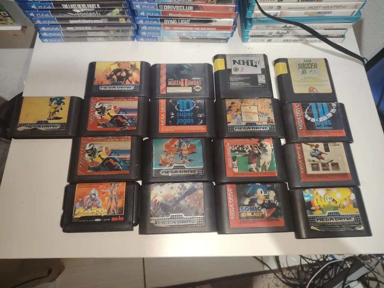 Mega drive jogos com preços variados 