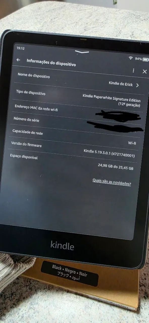 Kindle Paperwhite Signature Edition Gen 12 32GB - Tablets e E