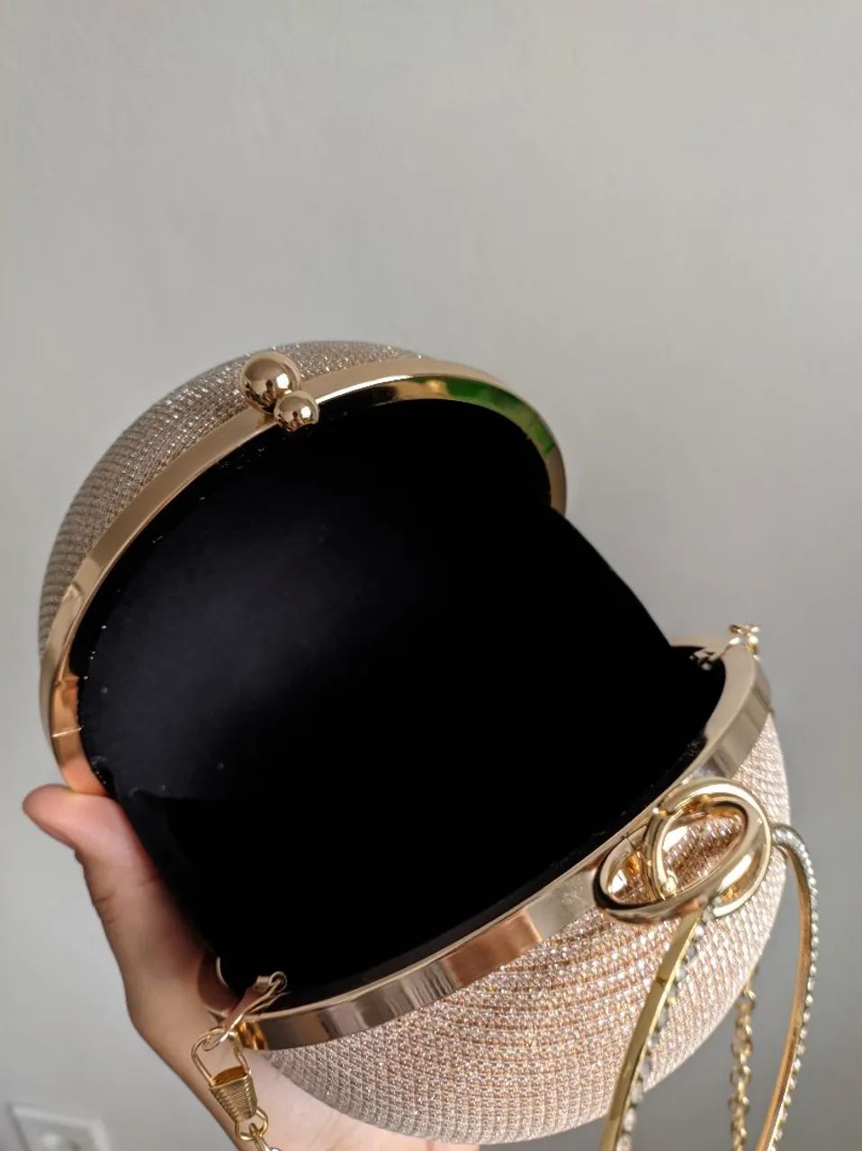 Bolsa elegante redonda para noite - Foto 4
