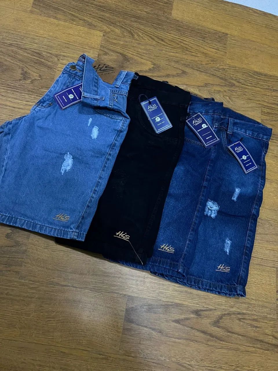Bermuda jeans masculina  - Foto 2