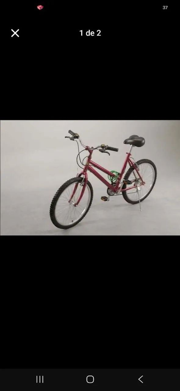 Bicleta aro 26 vermelha 