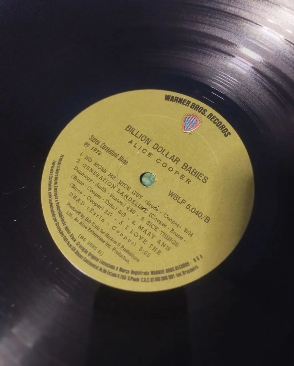 LP Alice Cooper - Billion dólar Babies. 1973 - Foto 2