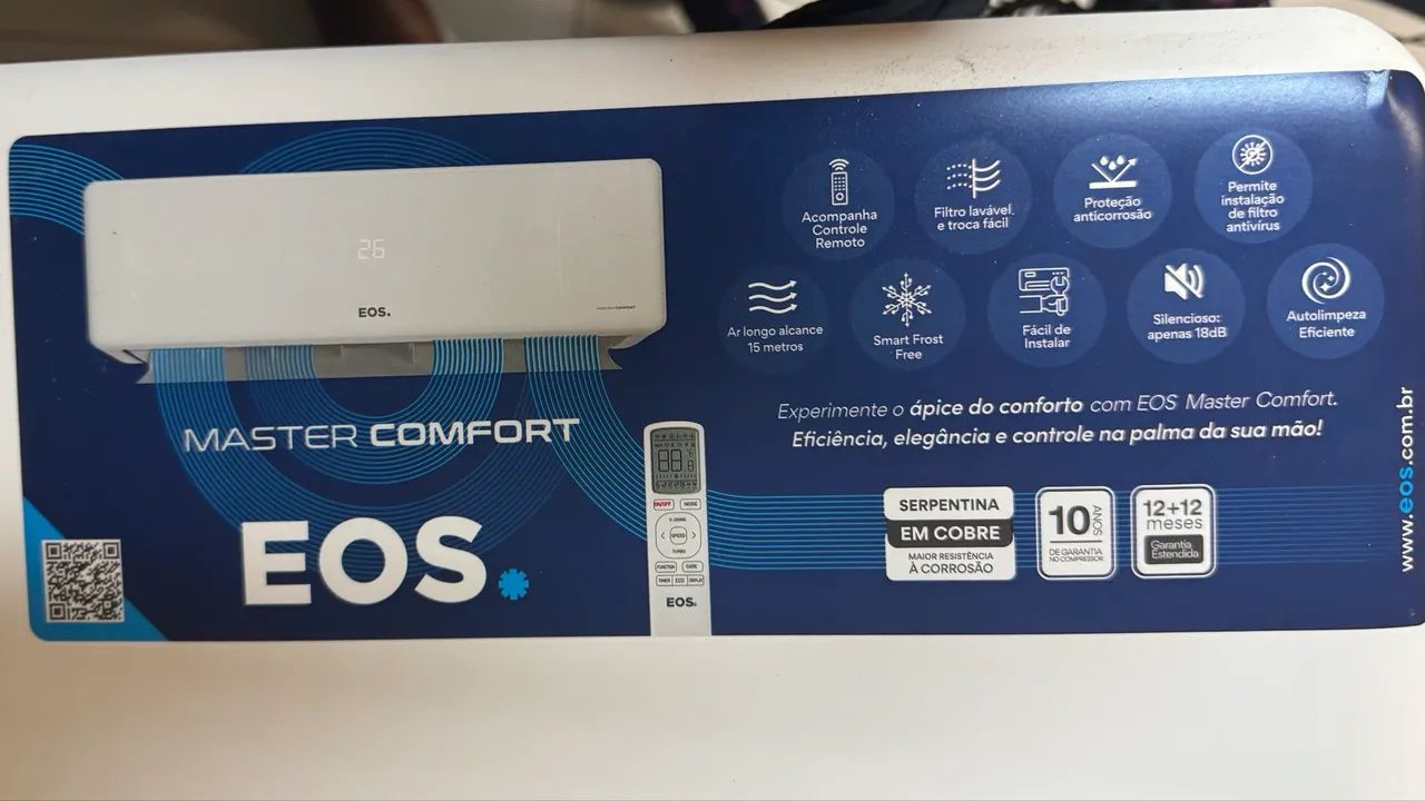 Ar-condicionado SPLIT 24000 btus (5 meses de uso) EOS - Foto 3