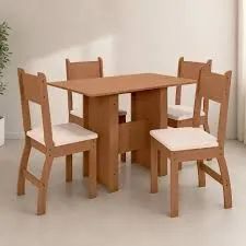 Mesa de jantar valencia com 4 cadeiras 