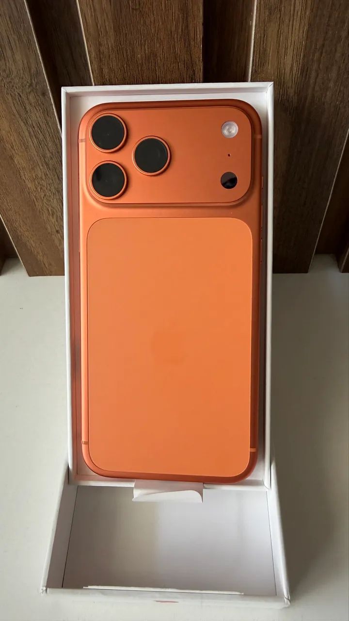 iPhone 17 Pro Max Laranja Cósmico - Anatel c/nota  - Foto 2