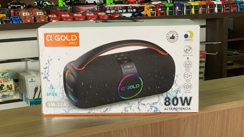 CAIXA DE SOM 80W ALTA POTENCIA