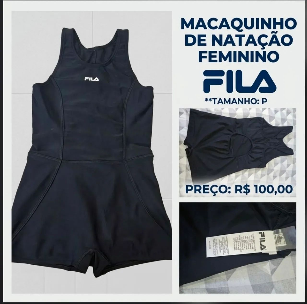 Macaquinho de natação feminino 