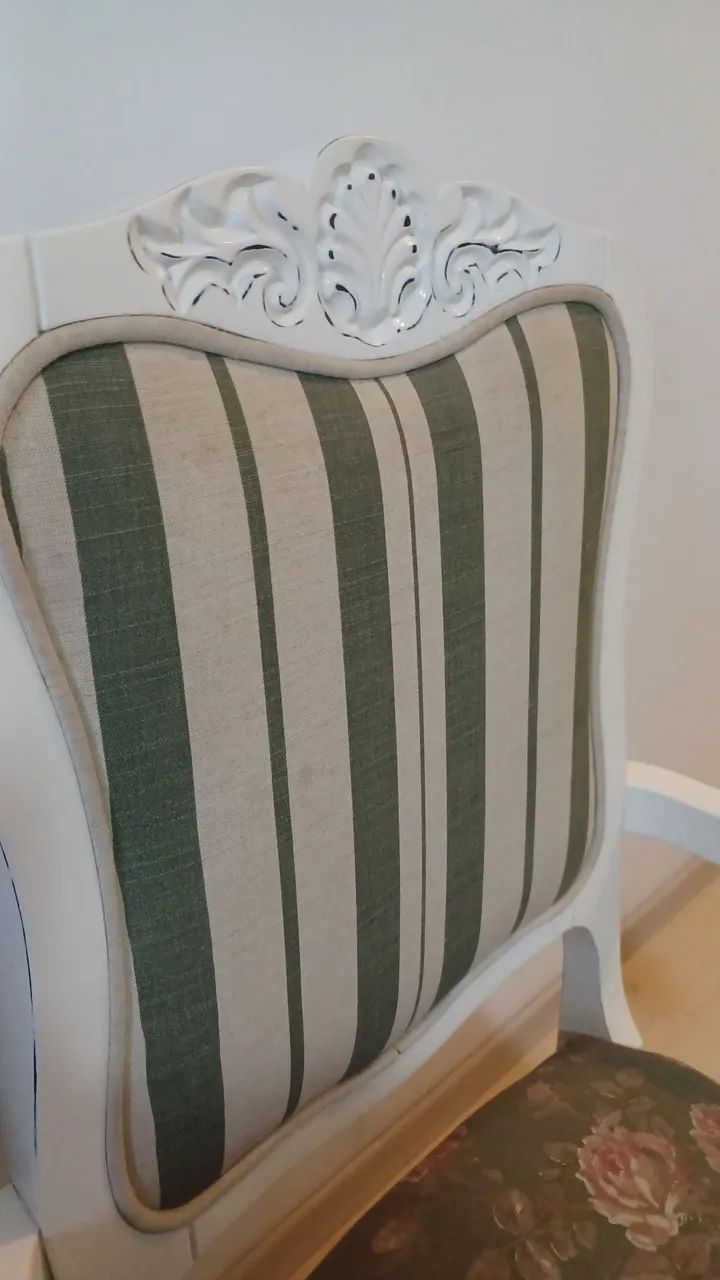 Cadeira estofada estilo provençal - Foto 3