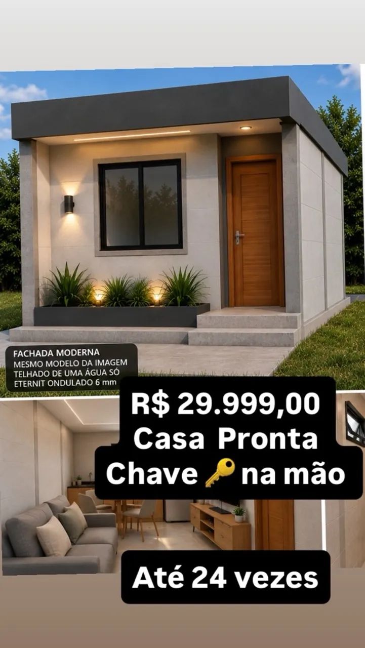 Casa ? pronta chaves na mão 