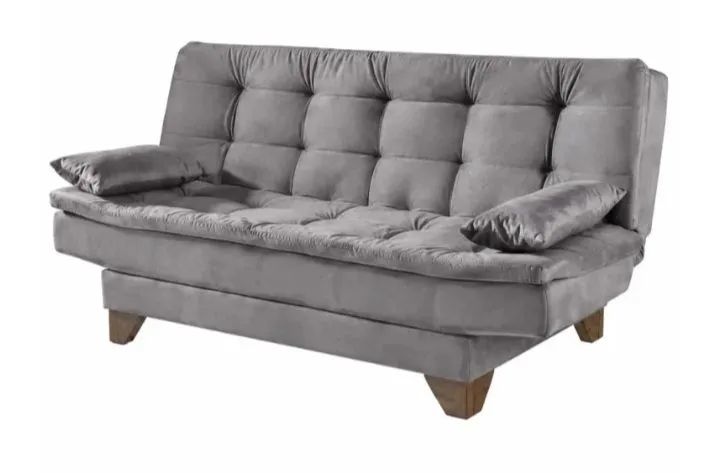 Sofá-cama de Luxo com Densidade 28 e FRETE GRÁTIS: TRAVA NA QUEIMA!!! - Foto 4