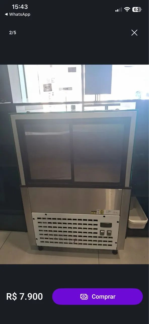 Vitrine refrigerada 