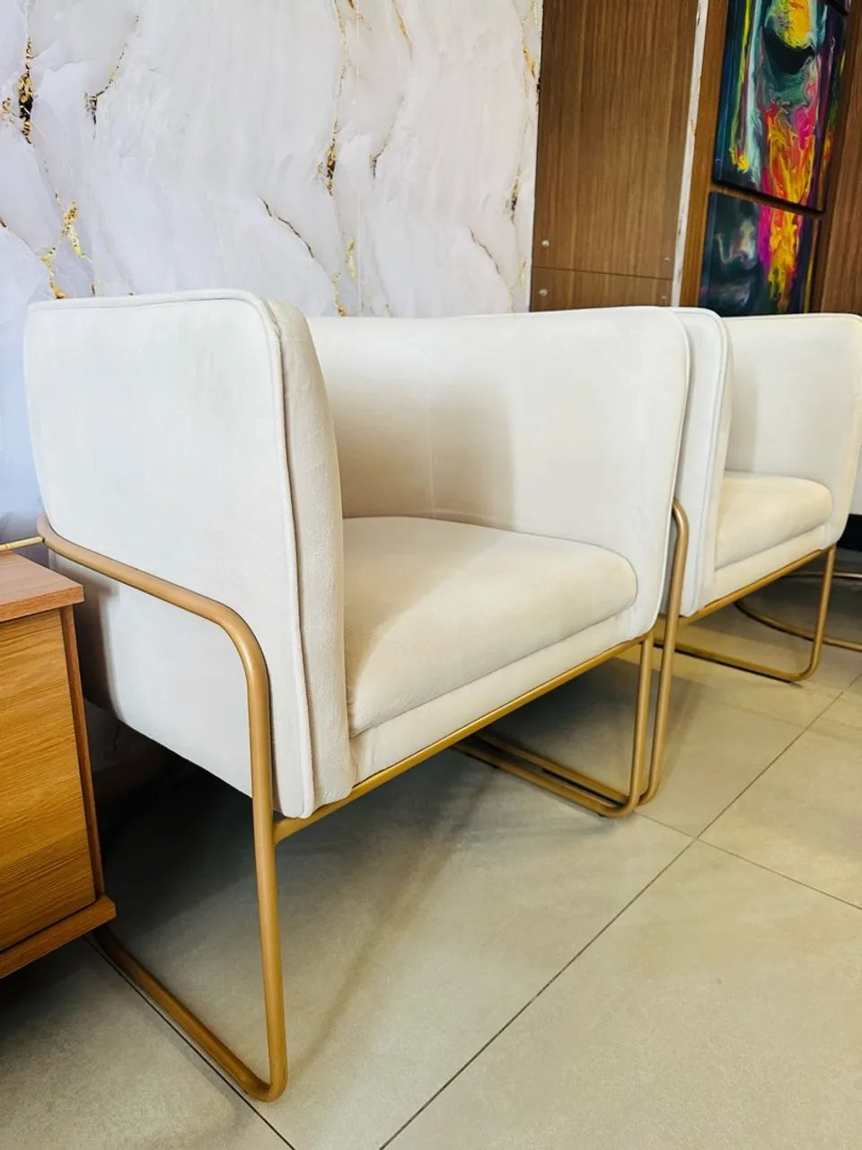 Poltronas/cadeiras Aceito troca leia  - Foto 4