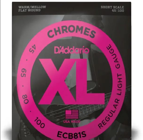 Encordoamento Baixo 4c .045 D'addario Xl Chromes Ecb81s - Foto 4