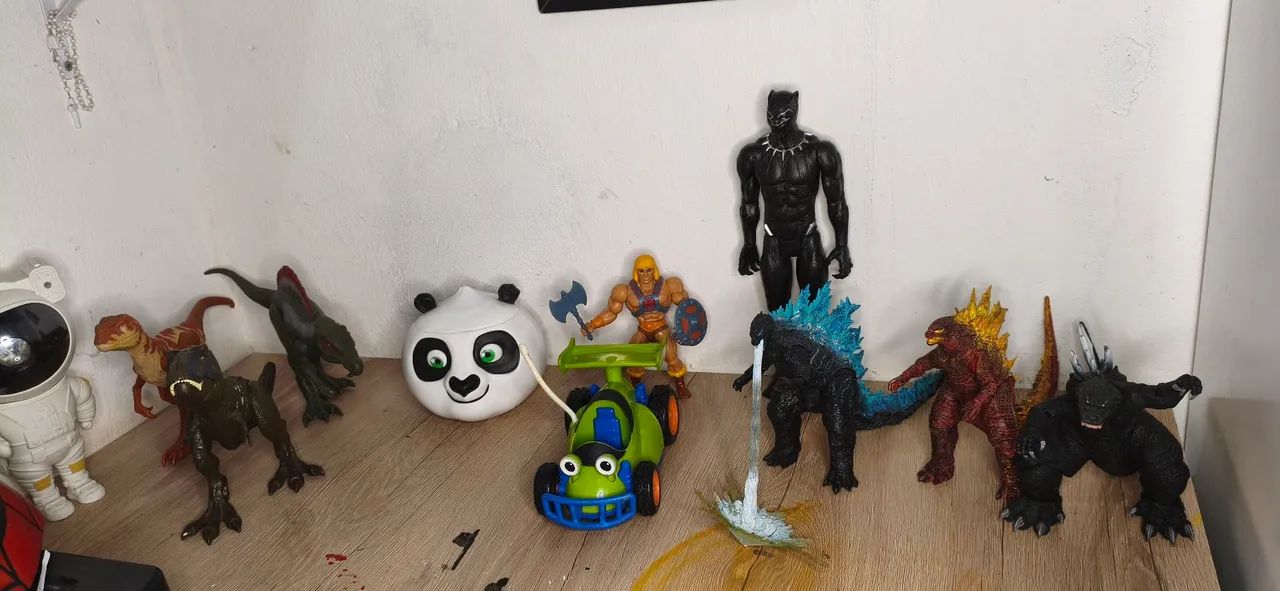 Coleção de heróis - dinossauro - película - ection figura - he-man - Marvel