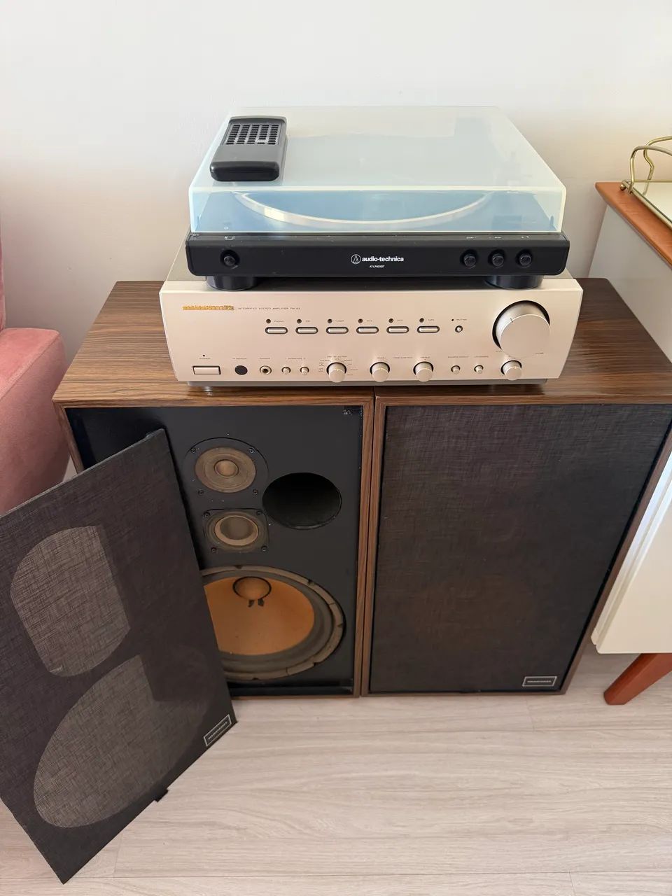 Sistema Hi-Fi Vintage Marantz PM-63 + Imperial 7 + LP Audio