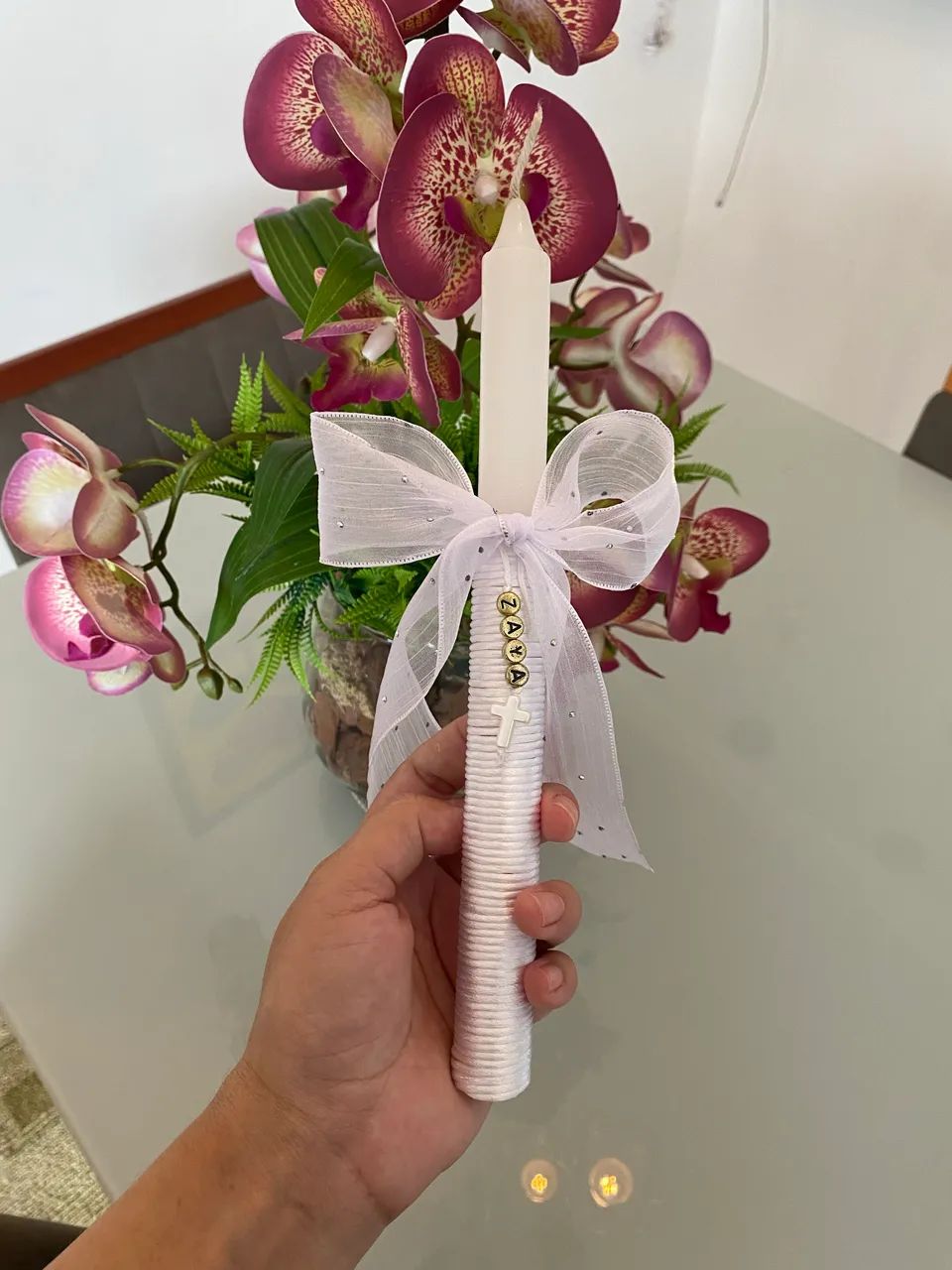 Vela personalizada para batizado  - Foto 3