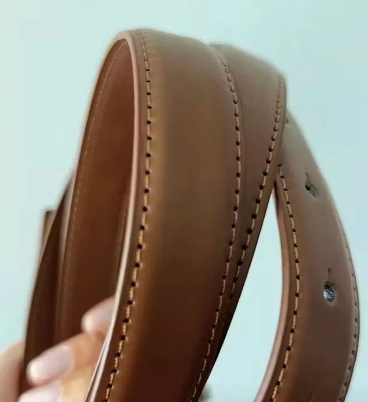 cinto feminino salvatore ferragamo - caramelo  - Foto 4
