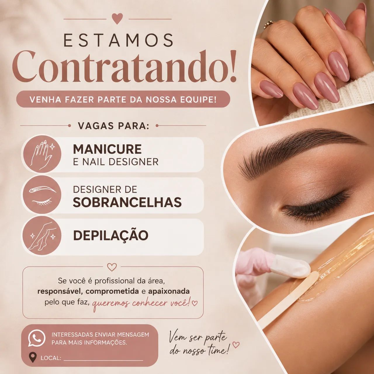 Vagas disponíveis 