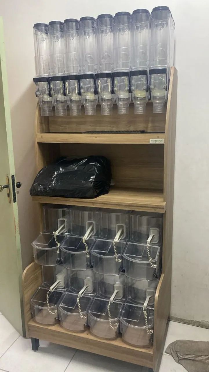 ESTANTE NEOGRANEL COMPLETA - 15 DEPÓSITOS A GRANEL - Foto 3