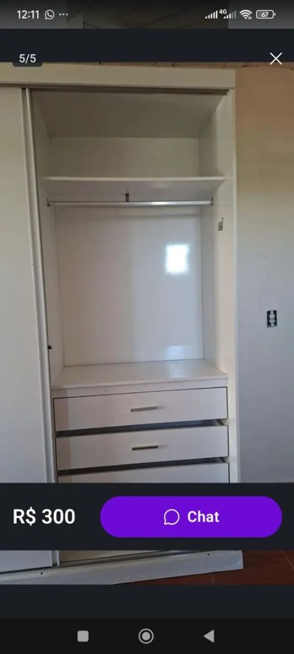 GUARDA ROUPA CASAL GRANDE - Foto 3