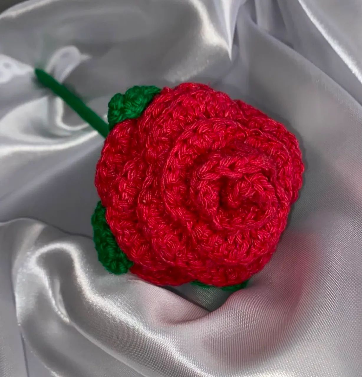 Flor de crochê 