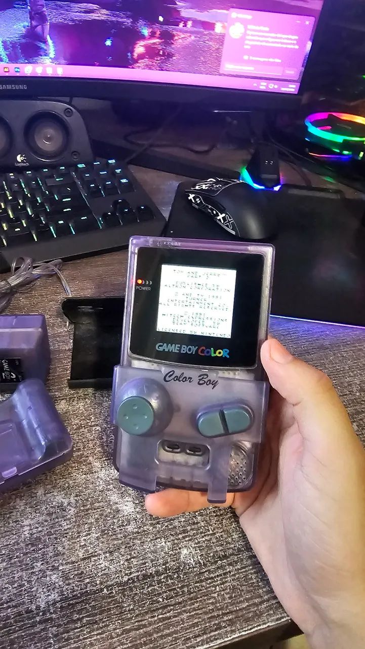 Nintendo Game Boy Color + Acessórios - Foto 5